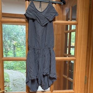 Gap Gray Halter Romper Large